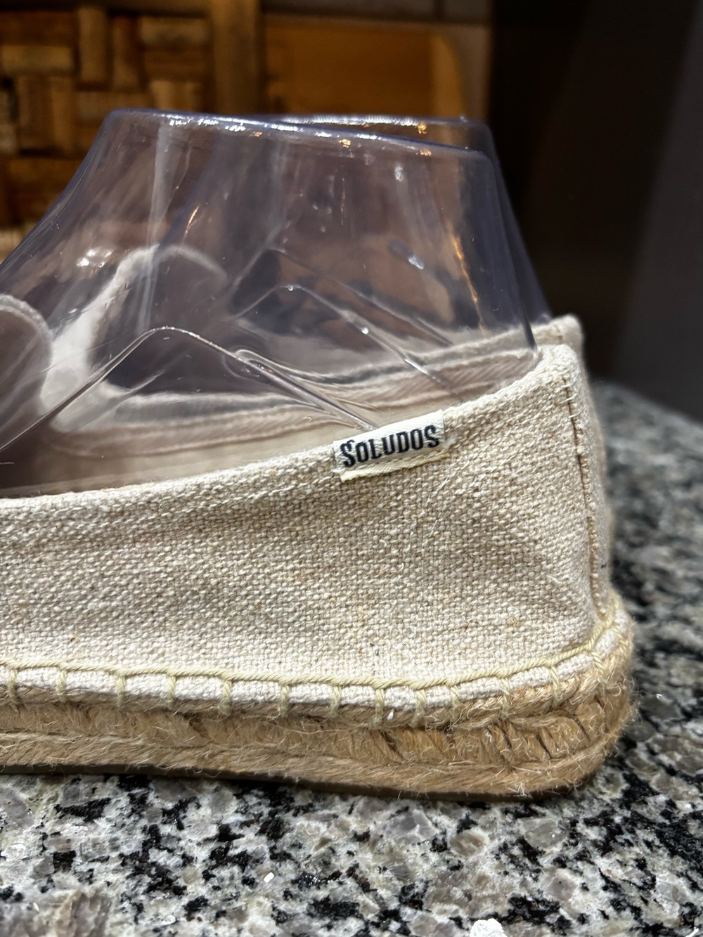 Soludos Aperol Spritz Woven Platform Slip On Espadrille size 7 1/2 - Picture 6 of 10